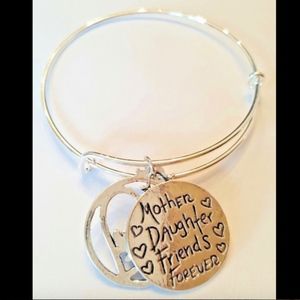 Mother Daughter Bracelet Friends Forever Silver Valentines gift